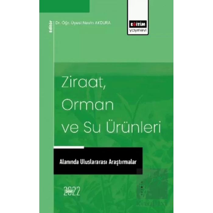 Ziraat, Orman ve Su Ürünleri Alanında Uluslararası Araştırmalar