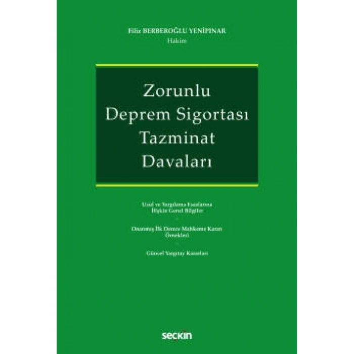 Zorunlu Deprem Sigortası Tazminat Davaları