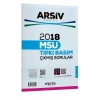 2018 MSÜ ARŞİV SERİSİ Tıpkı Basım Çıkmış Sorular Tamamı Video Çözümlü