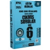 2025 KPSS Eğitim Bilimleri Konu Konu Düzenlenmiş Tamamı Çözümlü Çıkmış Sorular Son 6 Yıl