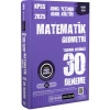 2025 KPSS Genel Yetenek Genel Kültür Matematik-Geometri Tamamı Çözümlü 30 Deneme