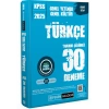 2025 KPSS Genel Yetenek Genel Kültür Türkçe Tamamı Çözümlü 30 Deneme