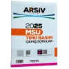 2025 MSÜ Çıkmış Sorular Tıpkı Basım Çözümlü Arşiv