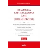 40 Soruda Yapı Kullanma İzni (İskan Belgesi)