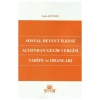 Sosyal Devlet Ilkesi Açısından Gelir Vergisi Tarife Ve Oranları