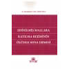 Edinilmiş Mallara Katılma Rejiminin Ölümle Sona Ermesi-damlanur T