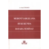 Medeni Yargılama Hukukunda Davada Teminat-yusuf Türkmen