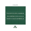 Imar Mevzuatına Aykırılık Hallerinde Uygulanacak Idari Ve Cezai Y