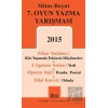 7. Oyun Yazma Yarışması 2015