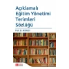 Açıklamalı Eğitim Yönetimi Terimleri Sözlüğü