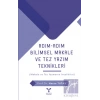 Adım Adım Bilimsel Makale Ve Tez Yazım Teknikleri