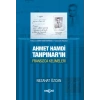 Ahmet Hamdi Tanpınarın Fransızca Kelimeleri