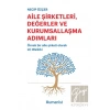 Aile Şirketleri, Değerler ve Kurumsallaşma Adımları