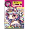 Anime Unicornlar Boyama Kitabı