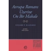 Avrupa Romanı Üzerine On Bir Makale