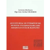 Avusturya ve Türkiyede Hukuk Uyuşmazlıkları Arabuluculuk Kanunu