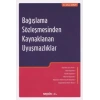 Bağışlama Sözleşmesinden Kaynaklanan Uyuşmazlıklar