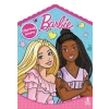Barbie Evde Çıkartmalı Boyama Kitabı