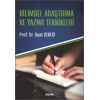 Bilimsel Araştırma Ve Yazma Teknikleri