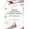 Bilimsel Araştırmalarda İstatistiksel Analizler SPSS Uygulamaları