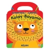 Çıkartmalı - Çantalı Kolay Boyama - Aslan