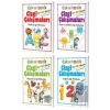 Çiz-Sil-Yapıştır Çıkartmalı Çizgi Çalışmaları Seti (4 Kitap Takım)