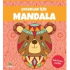 Çocuklar İçin Mandala - Turuncu