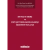 Devlet Sırrı Kavramı ve TCKde Düzenlenen Devlet Sırlarına Karşı Suçlar