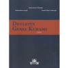 Devletin Genel Kuramı Cilt 1 Giriş - Abdurrahman Saygılı - Yahya Kazım Zabunoğlu - Hamdi Gökçe Zabunoğlu