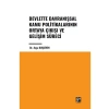 Devlette Davranışsal Kamu Politikalarının Ortaya Çıkışı ve Gelişim Süreci - Dr. Ayça KUŞSEVEN