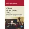Eğitim Bilimlerine Giriş -Eğitimcilik ve Öğretmenlik-