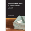 Eğitim Programlarının ve Öğretimin Temel İlkeleri