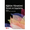 Eğitim Yönetimi Kuram ve Uygulama