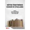 Eğitim Yönetiminde Kuram ve Uygulama