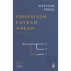 Fonksiyon, Kavram, Anlam