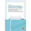 GEÇİŞ EKONOMİLERİNDE SORUNLAR VE ÇÖZÜMLER (Sosyal-Ekonomik Sorunlar ve Çözüm Önerileri: Moldova Cumhuriyeti Örneği)