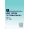 Güncel Psikoloji ve Sosyoloji Araştırmaları II - Aybak 2022 Eylül