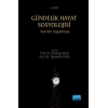 GÜNDELİK HAYAT SOSYOLOJİSİ - Teoriden Uygulamaya