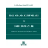 Hak Arama Kurumları Ve Ombdusmanlık