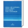 HALKA ARZ KAV. VE HALKA ARZDA KUL.SATIŞ YÖNTEMLERİ