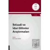 İktisadi ve İdari Bilimler Araştırmaları (AYBAK 2019 Eylül)
