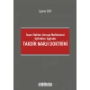İnsan Hakları Avrupa Mahkemesi İçtihatları Işığında Takdir Marjı Doktrini