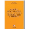 KAMBİYO SENETLERİNDE ( TAHRİFAT) N.ERDEM / 2008