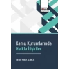 Kamu Kurumlarında Halkla İlişkiler