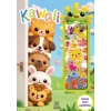 Kawaii - Puffy Parlak Çıkartmalı Boyama Kitabı