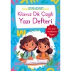 Kılavuz Dik Çizgili Yazı Defteri Büyük Boy - Mavi