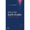 Klasik ve Nitel İçerik Analizi