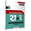 KPSS İhtiyacın Kadar Vatandaşlık 21+3 Deneme