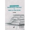 Kuramdan Uygulamaya Türkçenin Belirteç Tümcecikleri Ve Yabancı Dil Olarak Öğretimi