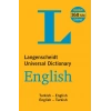 Langenscheidt’s Universal Dictionary English - Turkish / Turkish - English New and Revised Edition